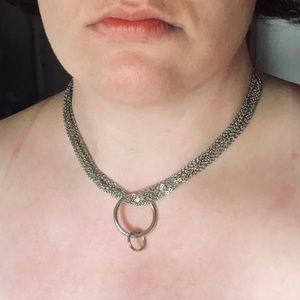 Chain choker necklace